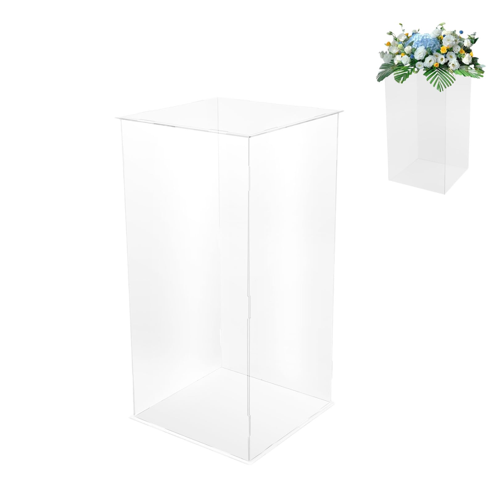 Acryl Vitrine, Schaukasten Display Vitrinen Display Case, Aufbewahrungsbox Staubschutz für Kollektion Lego, Figuren, Modell, große Präsentationsbox -(30x30x60 cm)