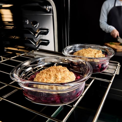 Image of Rubbermaid Brilliance Glass Round Leak-Proof 6-Piece Set Food Storage Containers, Food Containers with Lids, Meal Prep Containers