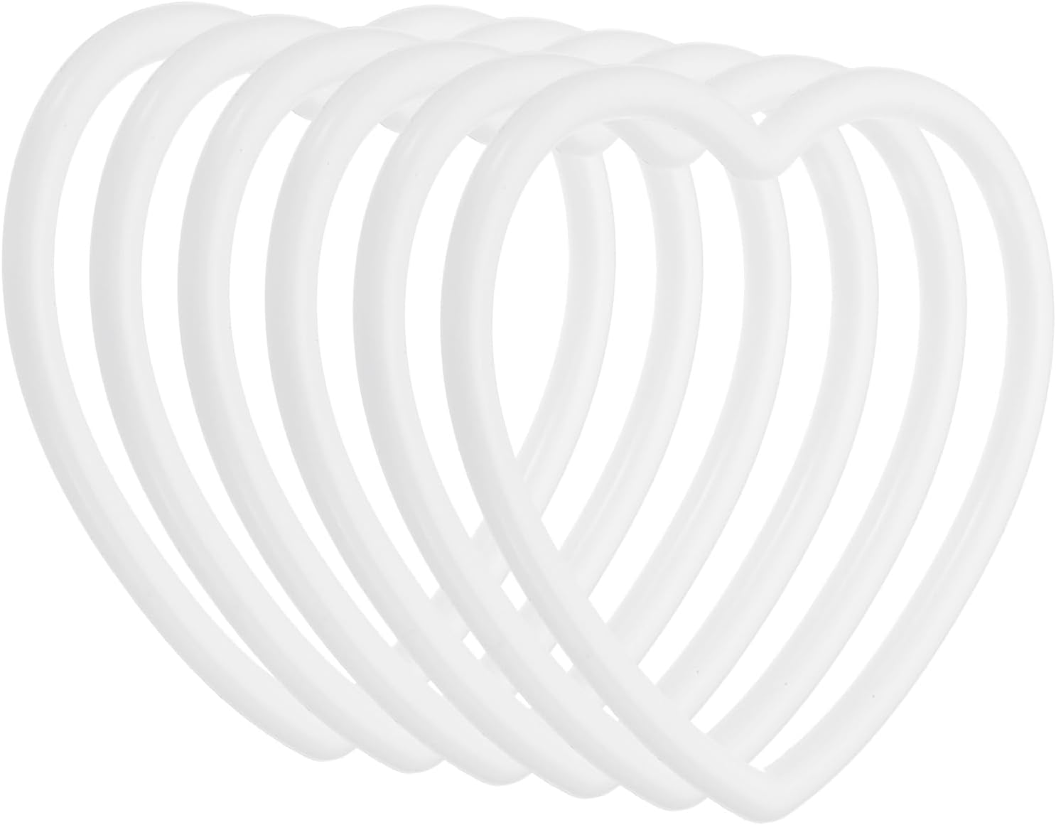 Amazon.com: PATIKIL 3 Inch Heart Dream Catcher Rings, 6 Pcs Plastic ...