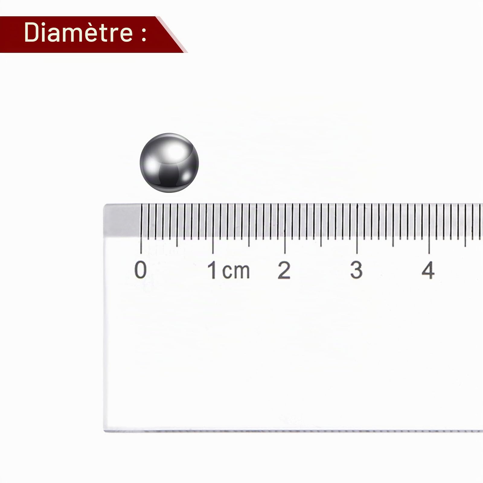 QUARKZMAN 120pcs Précision Billes 8mm Diamètre 316L Inox Acier pour Roulements