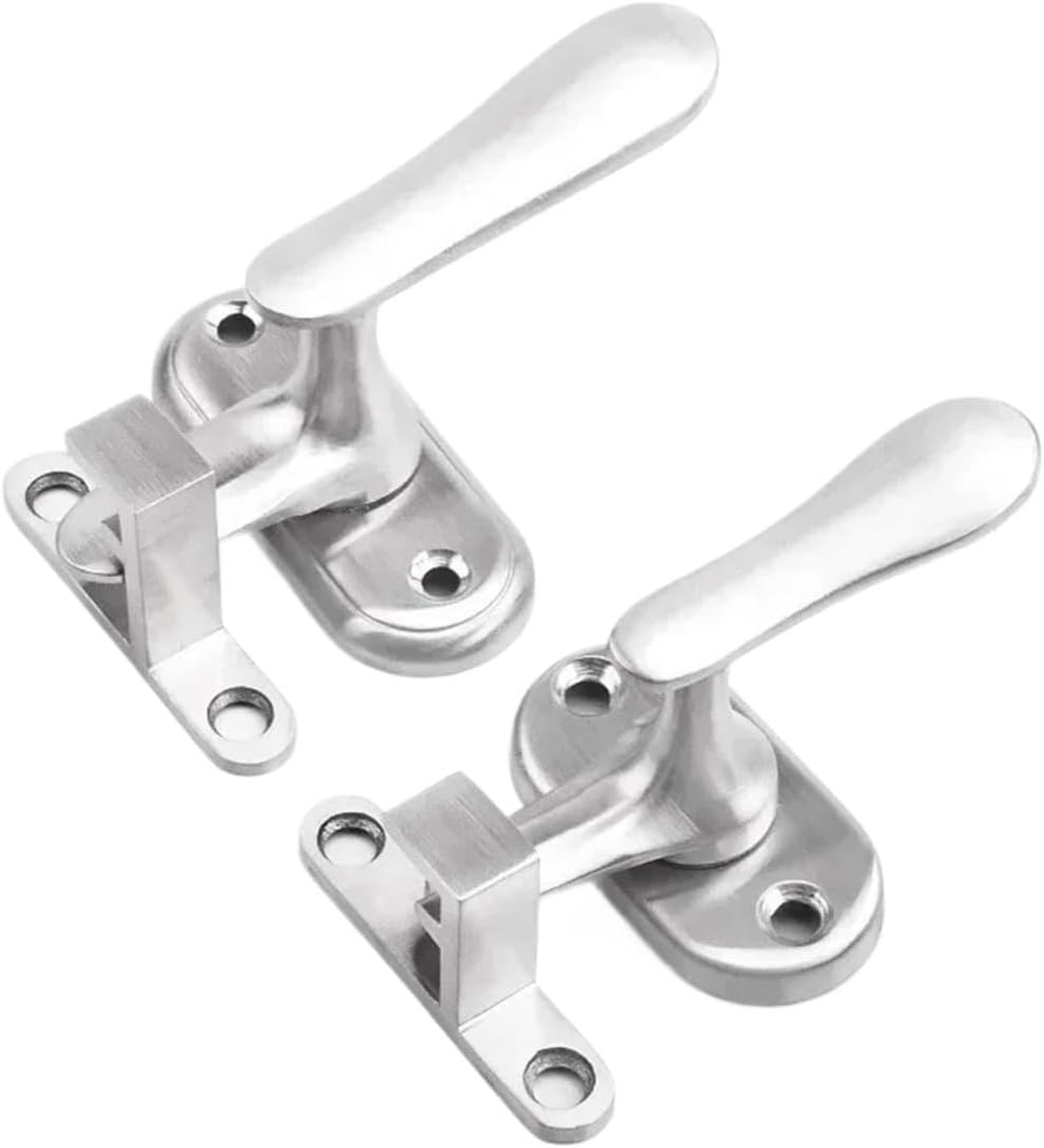 1PCS Stainless Steel Doors and Windows Sash Lock Window Latch Handle Hardware Fittings(S)