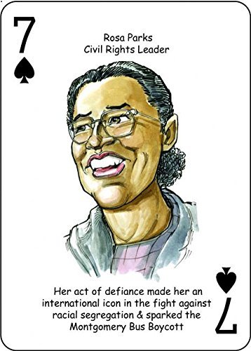 Black America 52 Great African Americans Hero Deck Playing Cards miniatura 2