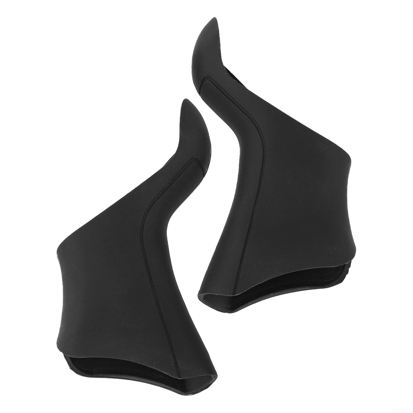 Silicone Brake Lever Hoods For St-2400 St-3500 St-4500 Bicycle Gear Shift Cover Non-slip Long Lasting Comfortable Touch Weather Resistant Road Bike Accessories Pair Black(Black)