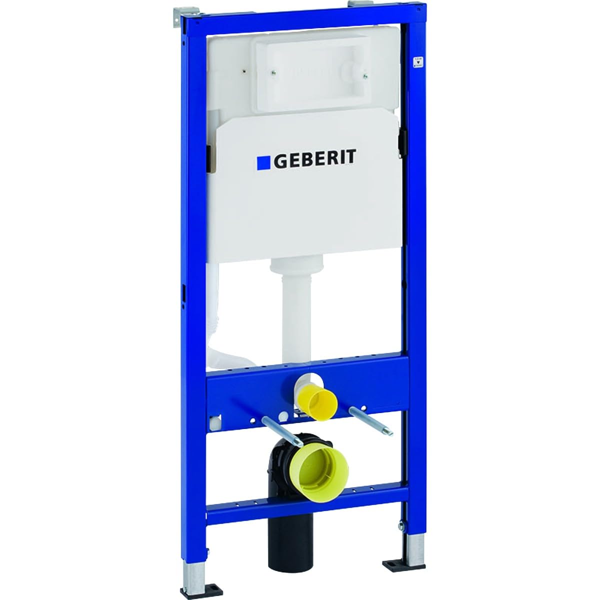 Geberit Duofix SANI11CA1130 - Set de inodoro Gaia con asiento de cierre suave y placa de accionamiento Delta01, cromo brillante