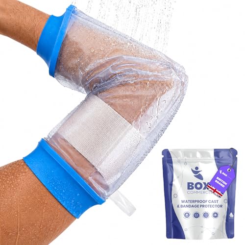 Box Commerce Waterproof Arm Cover for Shower PICC Line Cover Sleeve for Upper Arm (Adult) Keeps Dressings & PICC Dry limbo waterproof protector