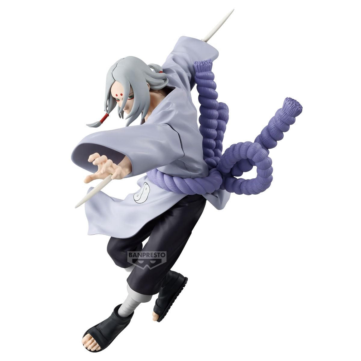 Banpresto Kimimaro Naruto Action Figure - Vibration Stars 18 cm - PZ69620P Multicolor - Collectible Figure - Ideal for Naruto Anime Fans
