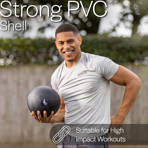 Core Balance Slam Ball No Bounce Medicine Exercise Ball Heavy Duty PVC for Strength Training (3kg) - Image 3