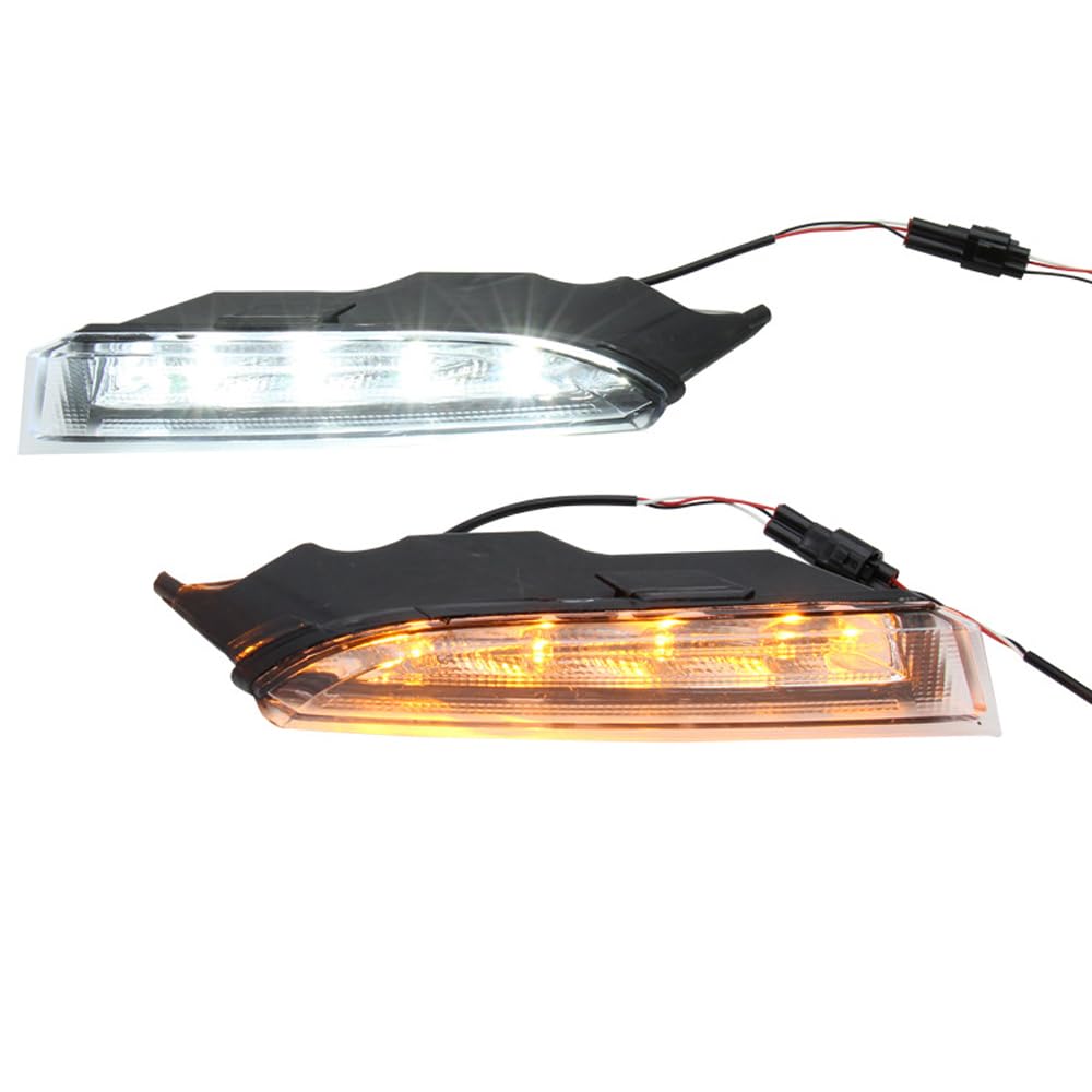 Riloer Car LED daytime Film Lights DRL, LED de coche luces duales DRL FIT para V * W SCIR*OCCO R 2010-2013