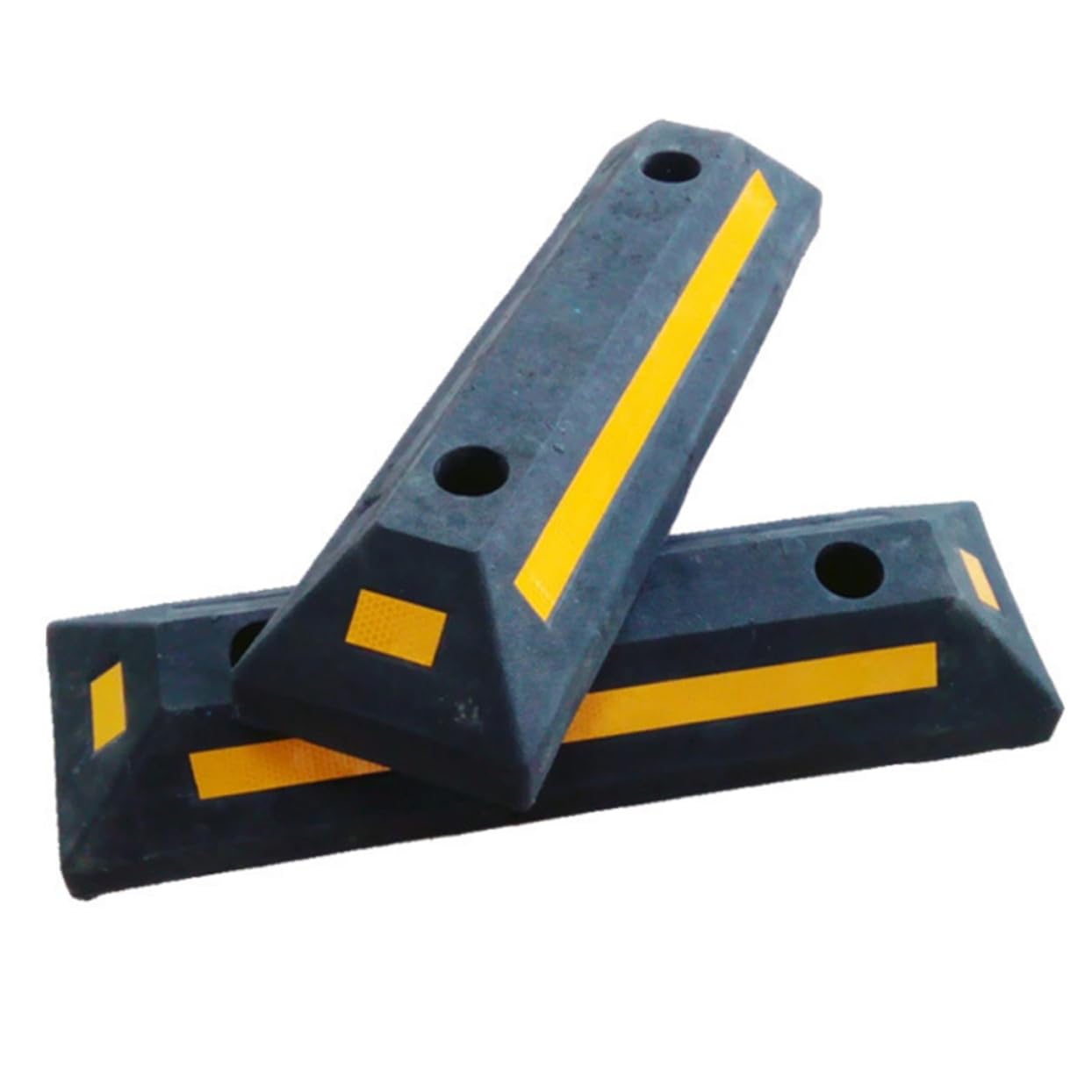 Cabilock Stoppkontrolle Reifeneinstellpad Auto-Anti-rutsch-Werkzeug PVC-stoppkontrolle Reifenstopper Mit Schrauben Für Auto LKW Anhänger Wohnmobil Robustes Unterlegkeil Pad