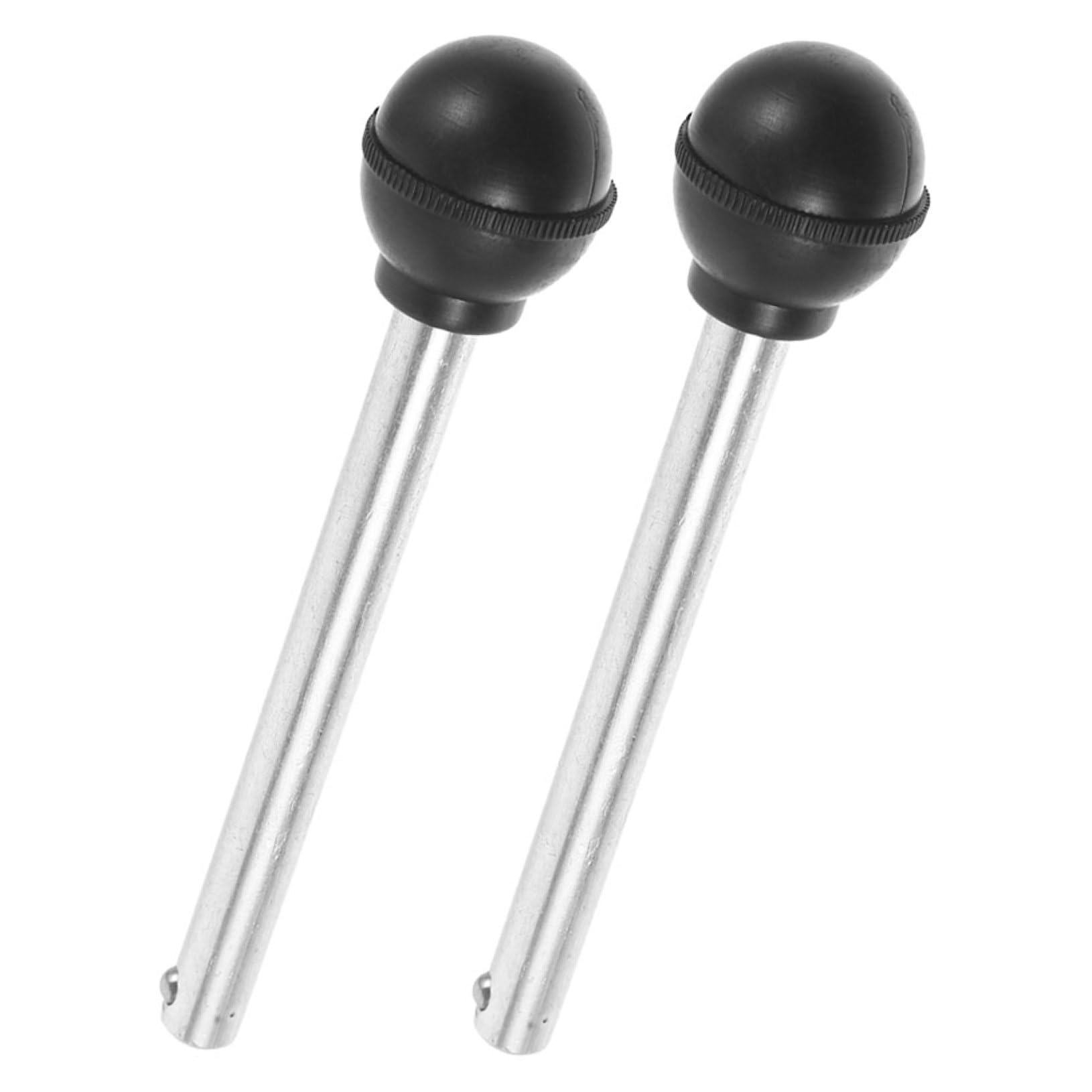 GANAZONO Locking Pins for Weight Bench 2Pcs Steel Ball Head 10X95Mm Fitness Pulley Accessories with Quick Release for Cable Machine Attachments