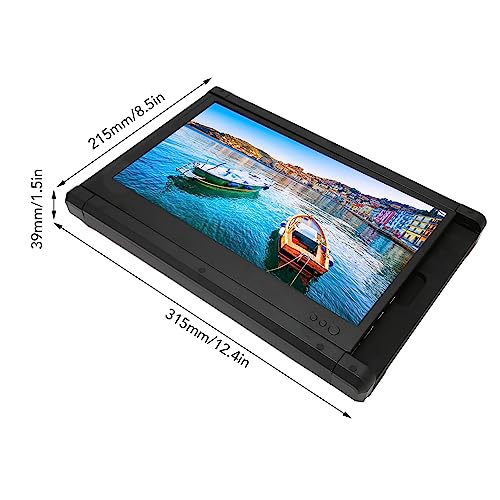 Luqeeg 12-Zoll-Computermonitor, FHD 1080P IPS-Display mit HD Typ C USB2.0, Laptop-Bildschirmverlängerung, Tragbarer Monitor mit Zwei Lautsprechern für 13-16,5-Zoll-Laptops – Bild 7