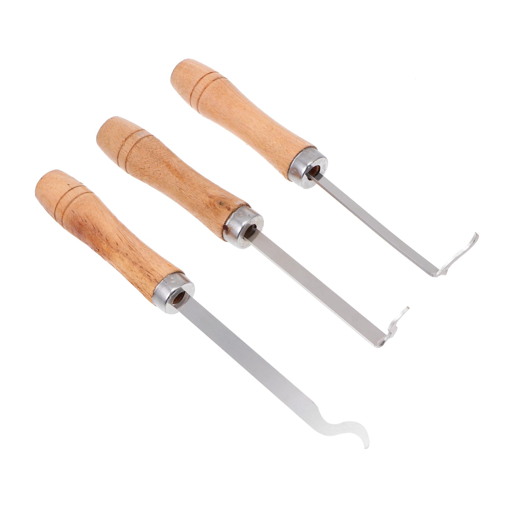 GRIRIW 3pcs Kitchen Scraper Tool Stove Hole Cleaning Lint Scraper for Cleaning Stainless Steel Practical Tools Ergonomic Handle