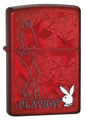 Zippo Candy Apple Red Lighter (Red, 5 1/2x3 1/2-cm)