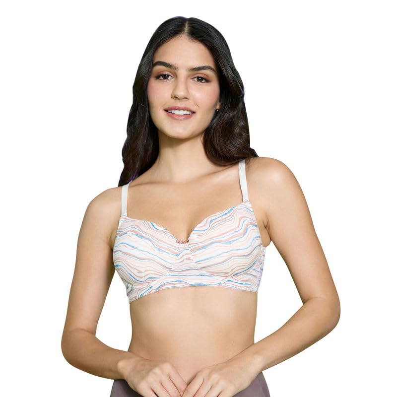 Image of NYKD Women's Cotton Blend Regular T-Shirt Bra