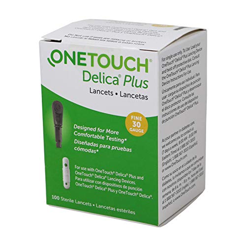 OneTouch Delica Plus Lancets 30 Gauge 100 Count New Look