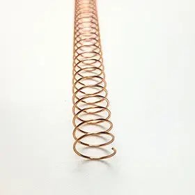 Espiral para Encadernação Metal Rose Gold A4 23MM 6x1 140fls 10un