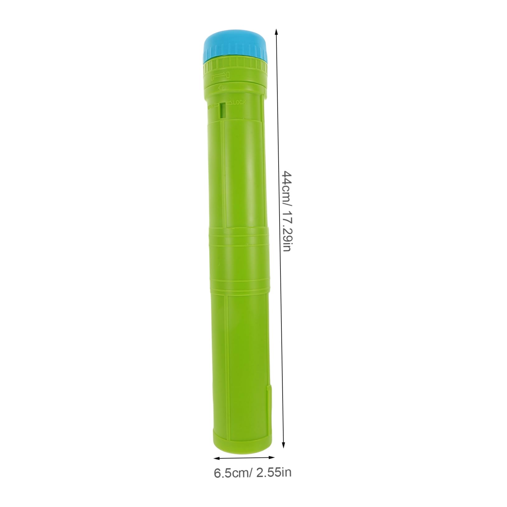 VILLCASE Lightweight Plastic Telescopic Tube Expandable Artwork Storage Portable Organizer for Posters Drawings