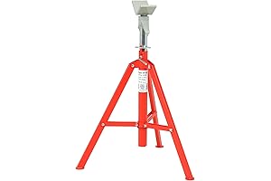 RIDGID High Folding Pipe Stand, for 12-Inch Pipe, Durable and Stable