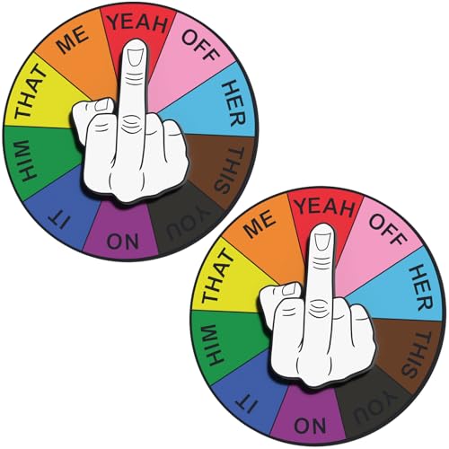 HSTEVSIT Creative Cool Funny Fuck Social Mood Introvert Lapel Pins Middle Finger Humor Enamel Pins Badges Brooch for Backpacks Bags Hats Lanyards Jackets Holiday Gag Gifts Decoration