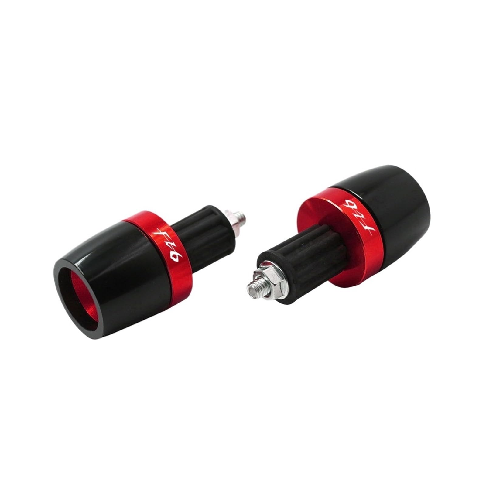 Moto Manubrio Estremità Spina Moto 7 8"22mm Manopole Manubrio Estremità Universale Manubrio Contrappeso Tappi Terminali Slider Per YAM&AHA FZ6 FAZ&ER FZ6R FZ 6