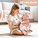 Aori Lifelike Reborn Baby Dolls - Realistic 20-Inch Newborn Real Life Baby Girl Doll with Poseable Limbs and Feeding Kit, Set for Kids 3+