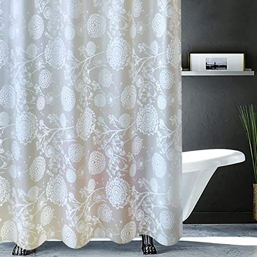 Rideau de douche imperméable hôtel haut de gamme W240xH180cm résistant - 5