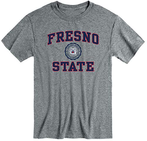 Barnesmith California State University Fresno Bulldogs Short-Sleeve T-Shirt Heritage Charcoal Heather X-Large