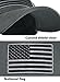 LCZTN 2 Pack American Flag Baseball Cap for Men Women,Low Profile USA Plain Dad Hat (Black＆Grey)