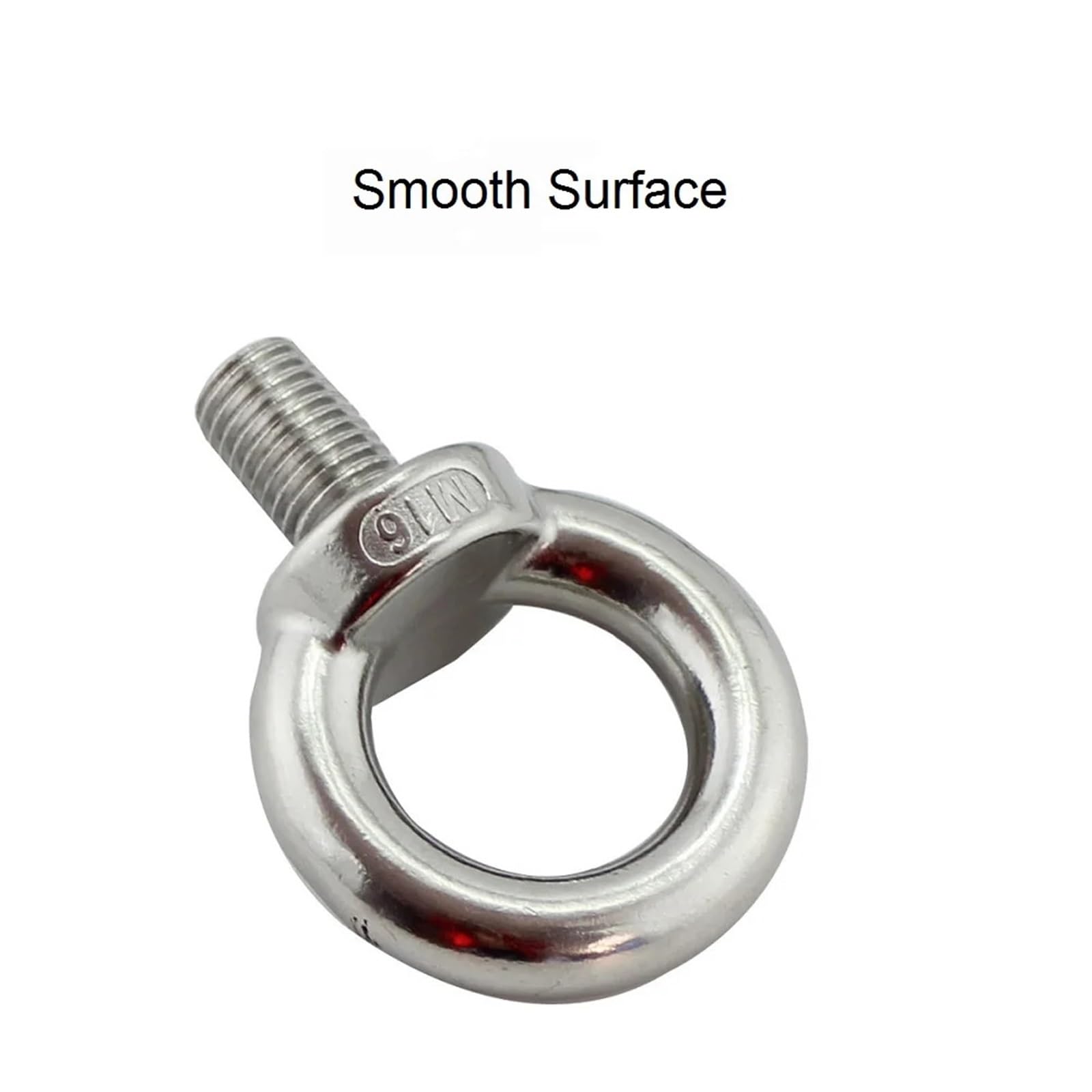 Tornillo De Ojo Tornillo de perno ojo elevación acero inoxidable 304 plateado alta resistencia M6 M8 M10 M12(5pcs,M12)