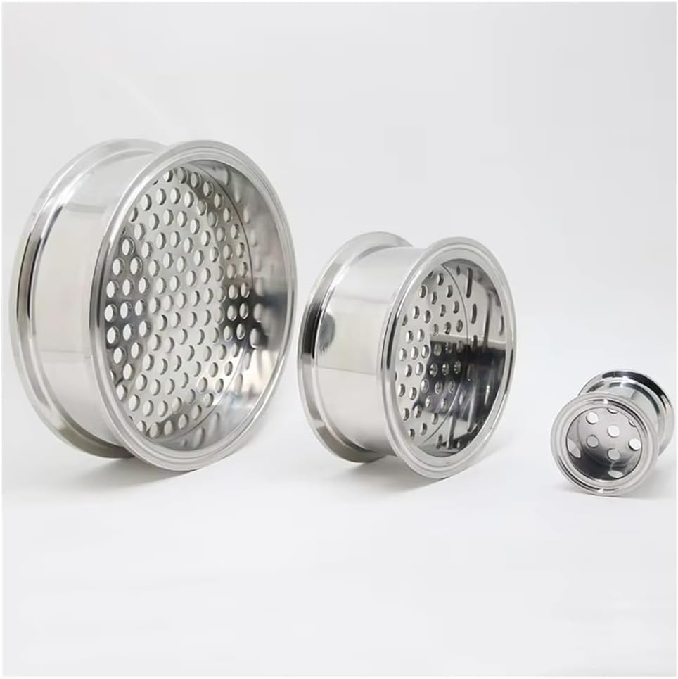 304 Stainless Steel Ferrule Filter for Homebrew - Tri Clamp Sizes 1.5" to 12" - Sanitary Pipe Fitting for Beer Brewing(K217mm(8 Inch TC))