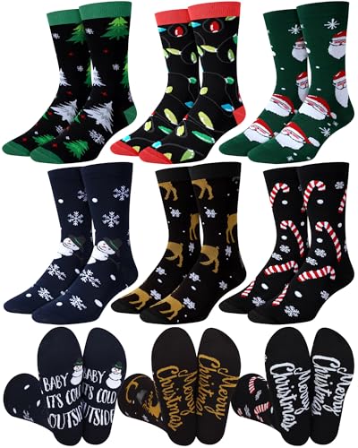 Chaussettes de Noël homme Liitrsh : le cadeau amusant parfait à glisser sous le sapin de Noël