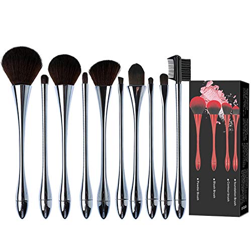 New beauty makeup kit Small waist 10 makeup brush set   Twilight 10 + color box