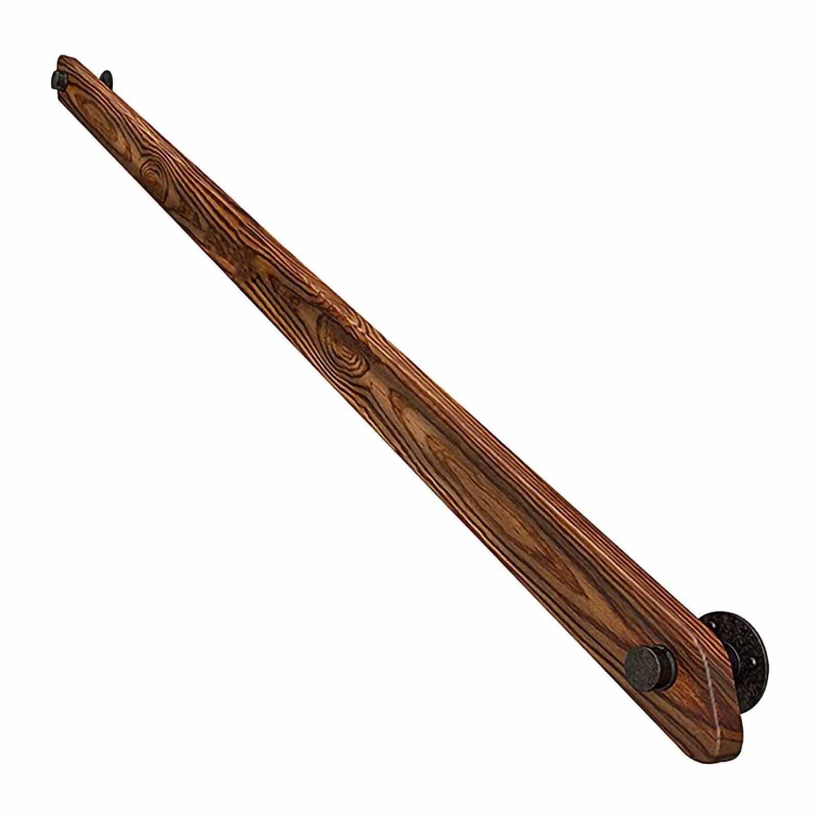 KHLMSRXJ Stair Rail Stair Banister Handrail 1Ft-20Ft, Industria Style Wood Stair Handrail, Non-Slip Against The Wall Elderly Children Corridor Support Rod Hand Railing/280Cm/9.2Ft