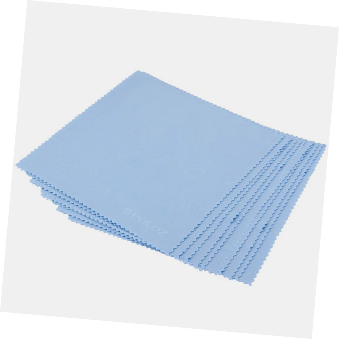 FOMIYES 500 Pièces Chiffons De Nettoyage Pour Écran Chiffon De Polissage De Bijoux Nettoyage Des Tablettes Chiffon De Nettoyage En Microfibre Pour Voiture Lunettes Chiffon Lingettes Blue
