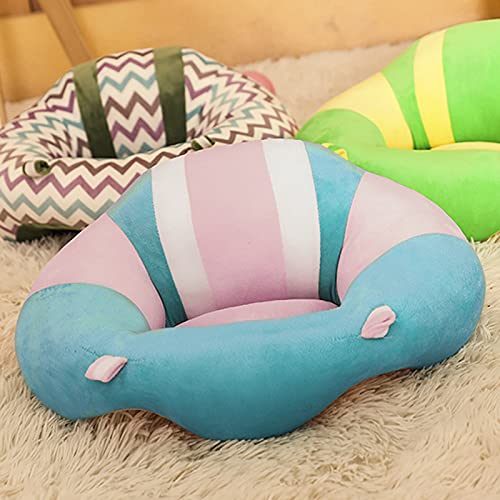 Baby Safety Support Sofa Toddler Infant Plush Sitting Seat Chair Soft Baby Sofa Non-Slip Baby Learn to Sit Chair Sofa Cushion Support Seat Back Head Protect Seat Cozy Baby Recliner for Baby 0-3 Years - Thumbnail 4