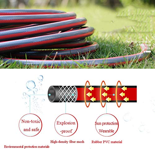 Garden hose spray gun set hose antifreeze and explosion-proof Gardening tools Watering hose (Size : 15m) - Image 4