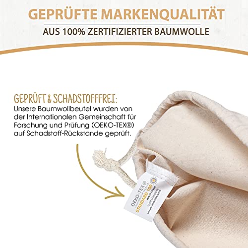 ELES VIDA ZZZB Stofzak, diverse maten, set om te beschilderen, in natuurlijke zakjes, naturel, 25 x 30 cm | 25 stuks, modern - Image 4