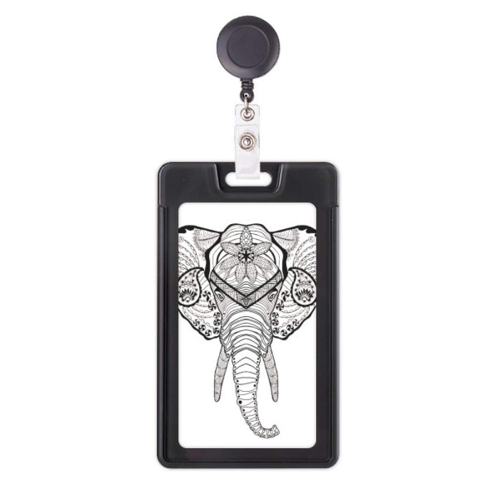 Porte-badge rétractable éléphant pour ne plus perdre sa carte d'accès