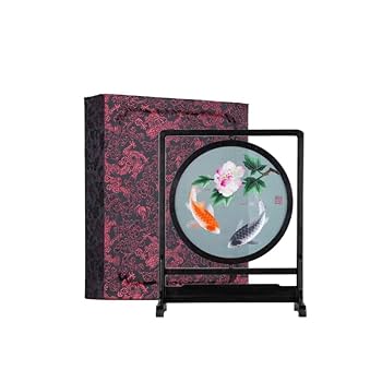 Amazon.co.jp: 蜀刺繍 両面刺繍 ブティック 手作り刺繍 アート