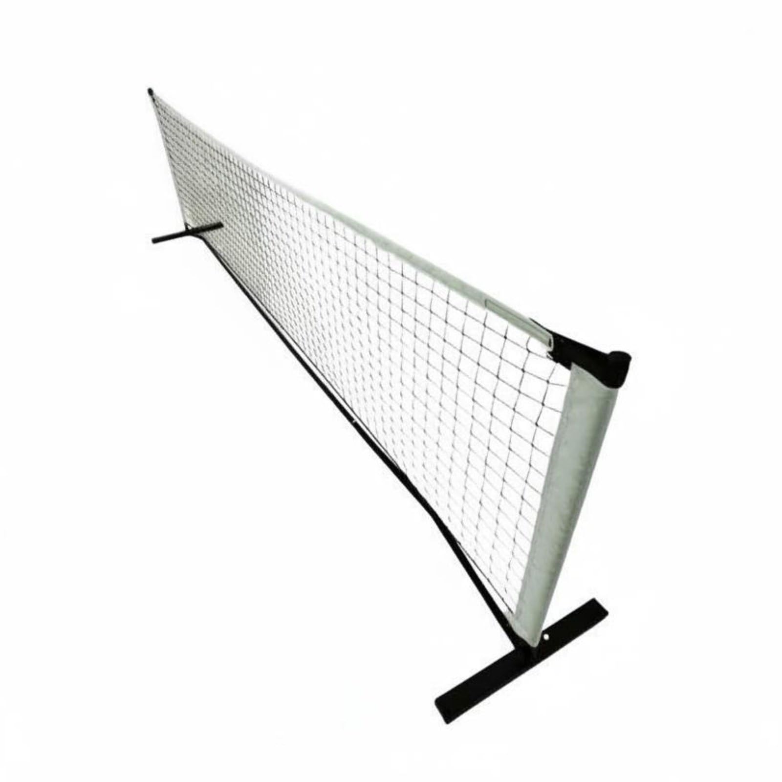 Rete Pickleball Portatile Rete Sportiva Rete da Gioco Rete da Allenamento Struttura Stabilizzata Montaggio Senza Attrezzi Riordino Rapido Materiali