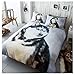 Produktbild Gaveno Cavalia Premium Colleciton 3D Husky Bettwäsche Set mit Bettbezug und Kissen Fall Double, Multi