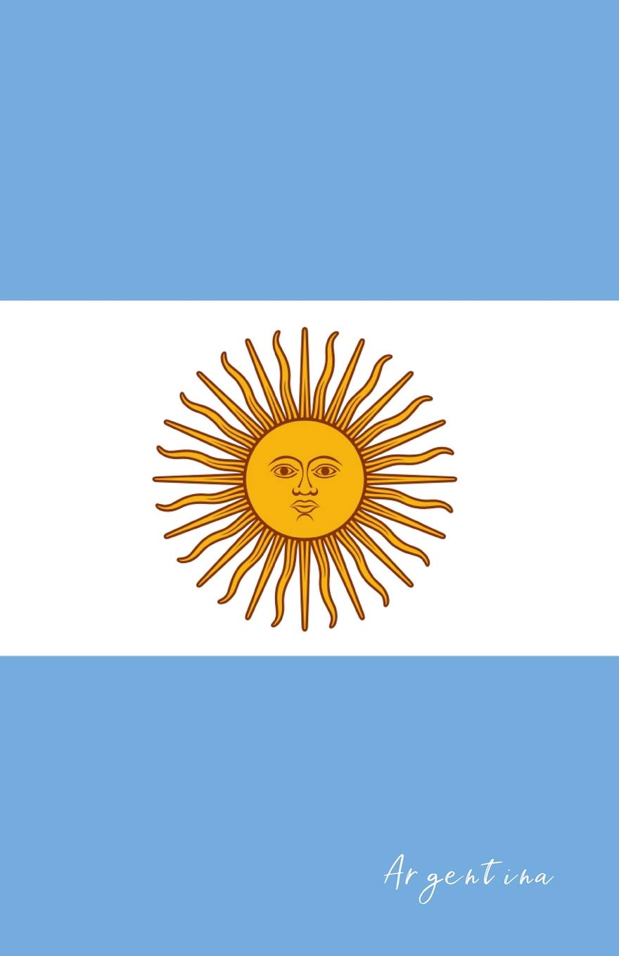 Argentina: Flag Notebook, Travel Journal to write in, College Ruled Journey Diary
