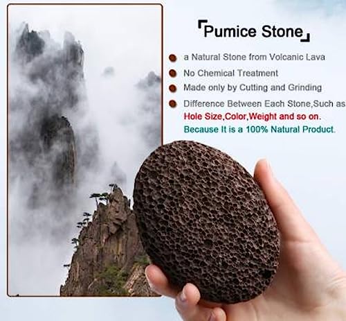 Image of Cuccio Naturale Natural Earth Lava Pumice Stone Foot and Elbow Pumice Premium Scrubber Callus Remover for Feet Hands and Body Perfect Pedicure Beauty Tools for Exfoliation to Remove Dead Skin