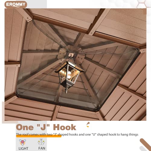 EROMMY-12×12-Hardtop-Gazebo-Galvanized-Steel-Outdoor-Gazebo-Canopy-Double-Vented-Roof-Pergolas-Aluminum-Frame-with-Netting-and-Curtains-for-GardenPatioLawnsParties EROMMY 12×12 Hardtop Gazebo Galvanized Steel Outdoor Gazebo Canopy Double Vented Roof Pergolas Aluminum Frame with Netting and Curtains for GardenPatioLawnsParties