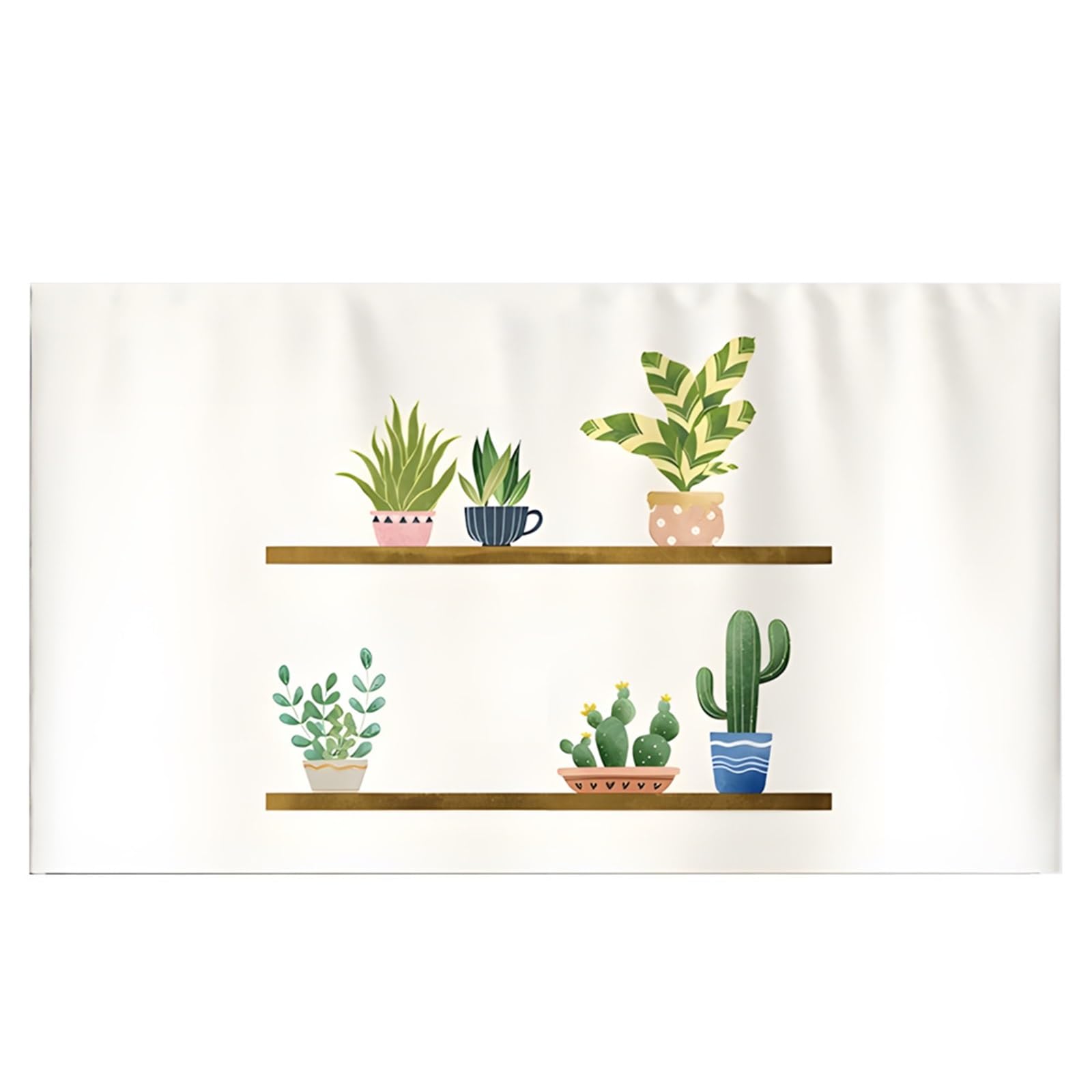Funda Tv Exterior Dustproof TV Cover With Potted Plant And Cactus Design, Fits 24", 43", 55" TVs, 1pc Per Pac(70inch)