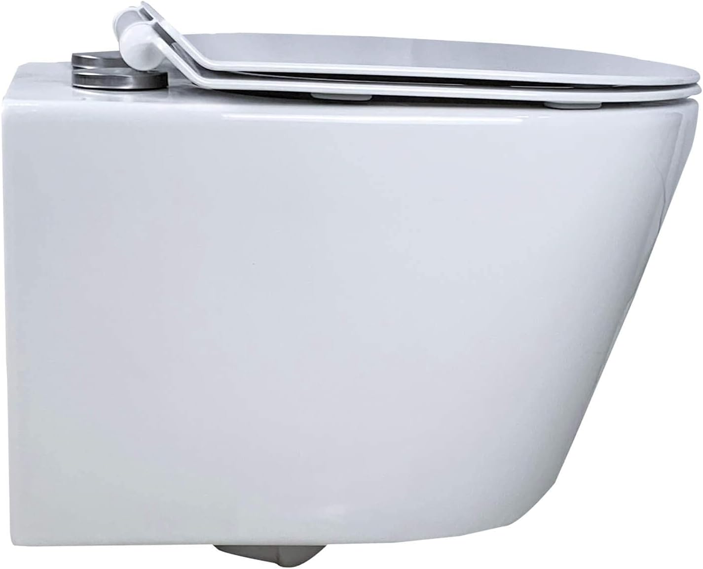 🛒 Flash Sale Fine Fixtures Dakota Wall Hung Toilet With Rimless Flush - White…