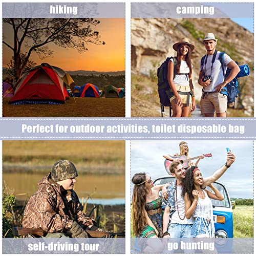 WYRGQIQN 90 Stück Tragbare Hygienetüten – 8 Gallonen (30L), Umweltfreundliche, Geruchsfreie Camping-Toilettensäcke, Ideal für Outdoor-Aktivitäten, Boote und Mobile Toiletten