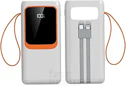 Power Bank 50000mah Com Display Carga Rápida 22.5w Portátil (BRANCO)