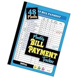 Financial Journal – Recycelte Seiten und kategorisierte Abschnitte für optimiertes Ausgabenmanagement, Rechnungs-Tracker, Notizbuch