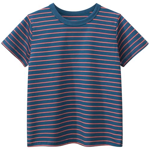 Image of AIWUHE Toddler T Shirts Cotton Summer Tshirts Boys Girls Short Sleeve Tee Tops Casual Graphic Clothes Crew Neck Shirts 2-6Y